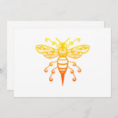 Bee Maori Style Polynesiaans Tribaal Tattoo Gift I Save The Date (Voorkant / Achterkant)