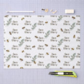 Bee Merry Evergreen Christmas Holiday Tissue Paper Tissuepapier (Craft)