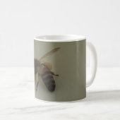 Bee miel blanc café Mug (Devant droit)
