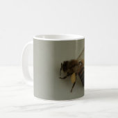 Bee miel blanc café Mug (Devant gauche)