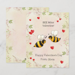 BEE Mijne Valentijn! Kassen Valentijnskaart Feestdagenkaart