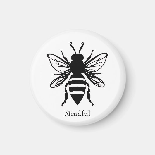 Bee Mindful Magnet Magneet (Voorkant)
