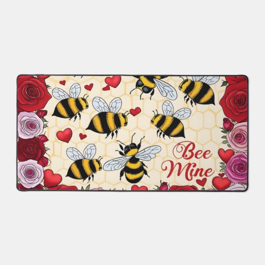 Bee Mine Floral Love Lijst Bureaumat (Voorkant)