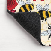 Bee Mine Floral Love Lijst Muismat (Hoek)