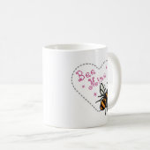 Bee Mine Heart Valentijnsdag Koffiemok (Voorkant rechts)