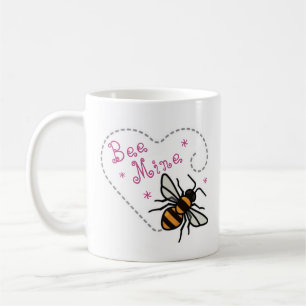 Bee Mine Heart Valentijnsdag Koffiemok