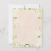 BEE Mine la Saint-Valentin !  Carte de vacances po (Dos)