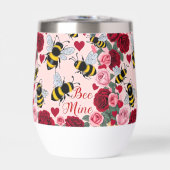Bee Mine Love Buzz Design Stemless Wine Tumbler (Avant)