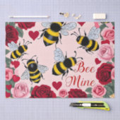 Bee Mine Love Buzz Design Tissuepapier (Craft)