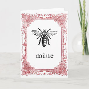 Bee Mine Valentijn Feestdagen Kaart