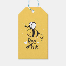 Bee Mine Valentijnsdag Gift Label Cadeaulabel