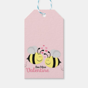 Bee Mine Valentijnsdag Hangende Gift Label Cadeaulabel
