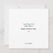 Bee My Honey Bunny Valentijn kaart (Achterkant)