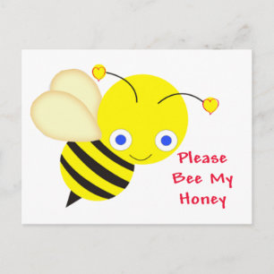 Bee My Honey Valentijn Feestdagenkaart