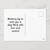 Bee My Valentijn Kind vriendelijke Kaart (Achterkant)