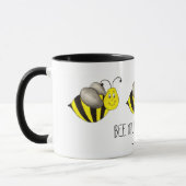 Bee My Valentine Bumblebee Valentine's Day Mug (Gauche)