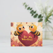 Bee My Valentine Kid Carte Conviviale (Debout devant)