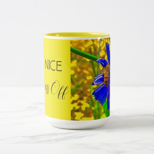 Bee Nice Ou Buzz Off Mug (Centre)