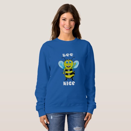 Bee Nice Sweatshirt féminine (Devant entier)
