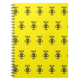 Bee Nice with Minimal Design Notitieboek