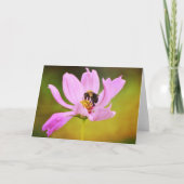 Bee on Flower Scripture Note Cartes Proverbes 16:2 (Devant)