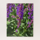 Bee on Flowers 252 Piece Puzzle (Vertical)