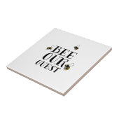 Bee onze gast tegeltje (Zijkant)