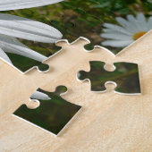 Bee op Daisy Alaskan Summer Natuur Foto Legpuzzel (Zijkant)