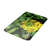 Bee op gele bloemen badmat (Gekanteld)