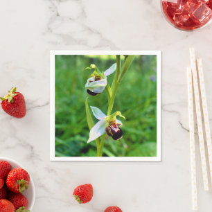 Bee orchidee papier servetten
