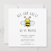 Bee Our Guest Moving Faire-part (Devant)