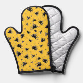 Bee Oven Mitt - Cute Bee Kitchen Glove pour la cui (Recto/Verso)