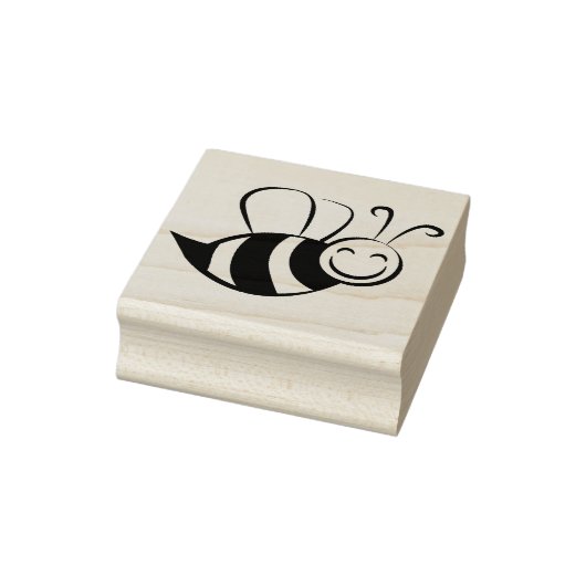 Bee patroon Afdrukrubberen stempel (Stempel)