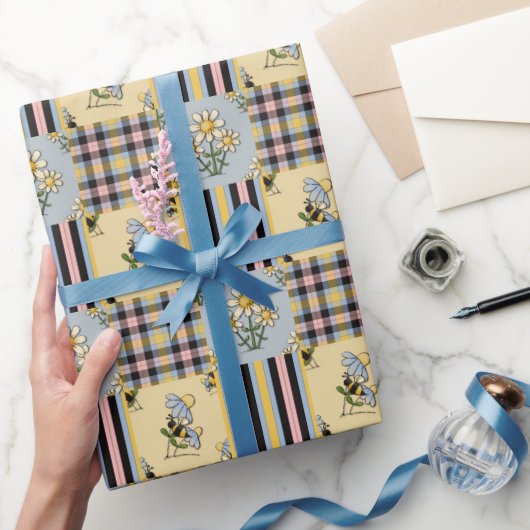 Bee Pattern-verpakkingspapier Cadeaupapier (Geschenken)