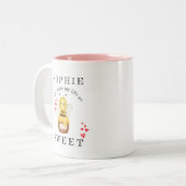 Bee Personnalisée La Mug de Saint Valentin (Devant gauche)