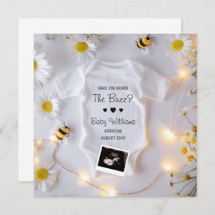 Bee Pregnancy Faire-part Médias sociaux