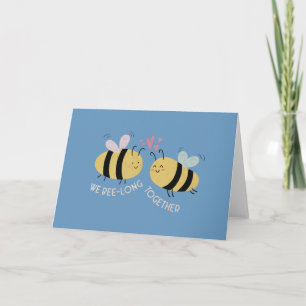 Bee Pun: We zijn lang samen Notitiekaartje