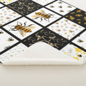 Bee Quilt Sherpa Deken (3/4)
