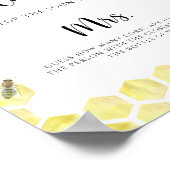 Bee - raad eens hoeveel kurken poster (Hoek)