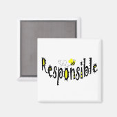 Bee Responsible magneet (Voorkant / Achterkant)
