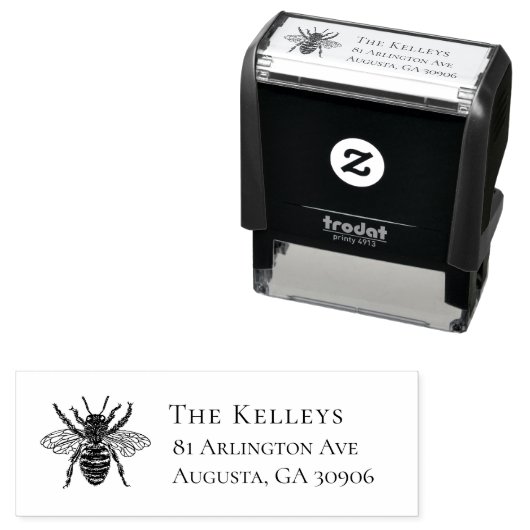  Bee Return Adres Stempel (In situ)