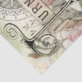  Bee Rose Bouquet Ephemera ontkoppeling Tissuepapier (Detail)