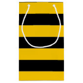 Bee Stripe Design Klein Cadeauzakje (Achterkant)
