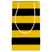 Bee Stripe Design Klein Cadeauzakje (Voorkant)