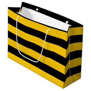 Bee Stripe Design Large Cadeautasje