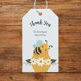 Bee Theme Baby shower Favoriet Box Cadeaulabel