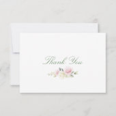 Bee Theme Merci Cartes (Dos)