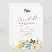 Bee Thleed Bridal Shower Invitation Kaart (Voorkant / Achterkant)