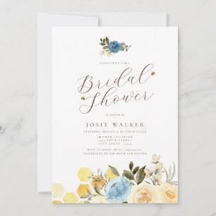 Bee Thleed Bridal Shower Invitation Kaart