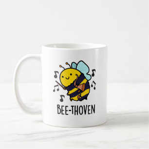 Bee-thoven Funny Music Bee Pun Koffiemok